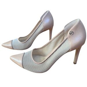 Michael Kors Tan Leather Stiletto Heels